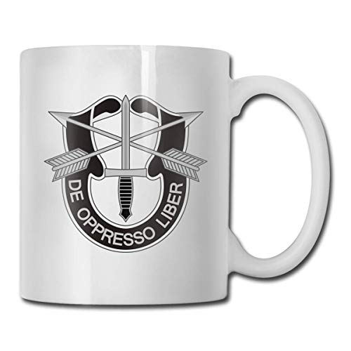 NA Armee Special Forces Logo lustige Geschenkbecher weiße Kaffeetasse 11 Unzen von N\A