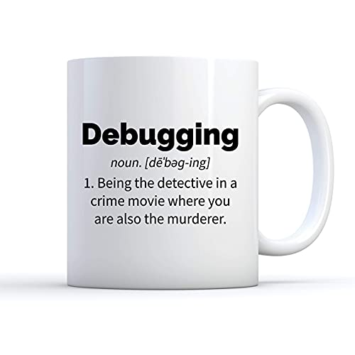 NA Debugging-Becher, Programmierbecher, Codierungsbecher, Codierer-Kaffeetasse, Computer-Kaffeetasse, Techniker-Becher, Programmiergeschenk, Codierungsgeschenk von N\A