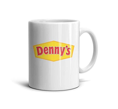 NA Dennys weiße Keramikbecher Kaffeebecher oder Teebecher von N\A