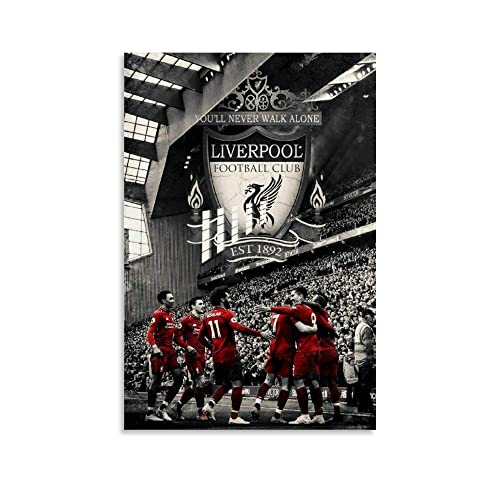 NA Druck Auf Leinwand Art Liverpool Poster, dekoratives Gemälde, Wohnzimmer, Gemälde 60X90cm Kein Rahmen von N\\A