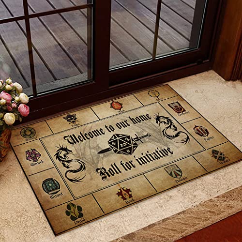 NA Fussmatte Aussen Haustür Welcome to Our Home Tisch-Rollenspiel (Requisiten) Fußmatte Welcome Mat Home Decor Lustige Fußmatte Geschenkidee Schlafzimmer deko Wohnzimmer von N\\A