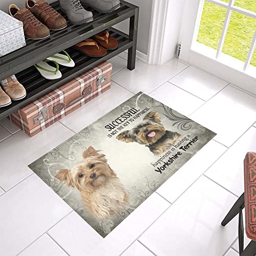 NA Fußmatte innen außen fussmatte Yorkshire-Terrier-Glück-Fußmatte Geschenke deko Wohnzimmer von N\\A