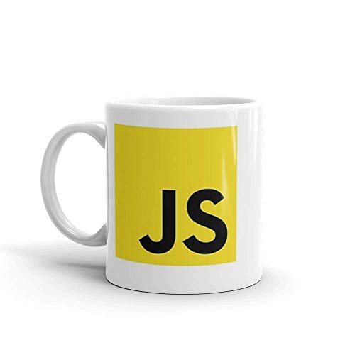 NA Javascript Logo. 11 Unzen Keramik Kaffeetasse Macht auch eine große Teetasse mit seinem großen, leicht zu greifenden C-Griff. 11 Unzen Keramik glänzende Tassen Geschenk für Kaffeeliebhaber von N\A