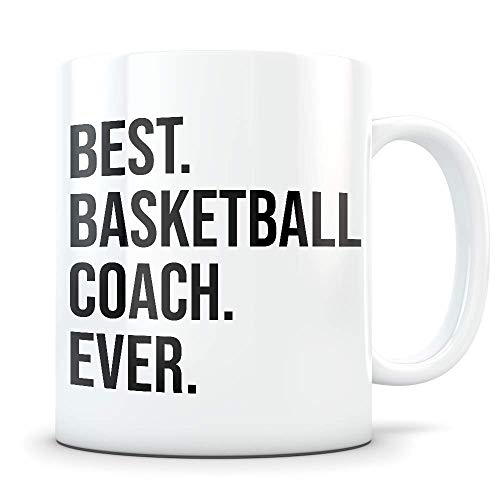 NA Lustige Basketball-Trainer-Geschenke - Bester Bball-Trainer, Danke Kaffeetasse - großer Gag-Anerkennungs-Becher für das Büro, Abschlussfeier oder Geburtstagsgeschenk von N\A