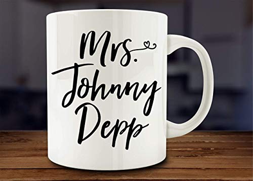 NA Mrs. Johnny Depp Becher lustige Kaffeetasse für sie von N\A