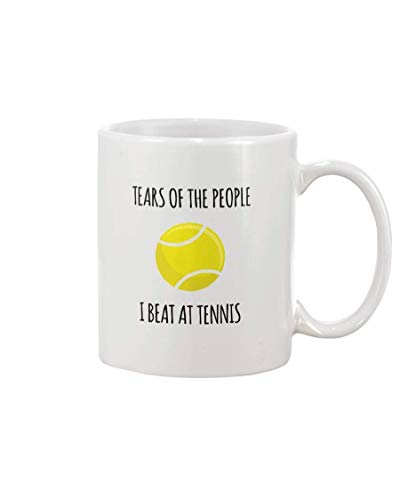 NA Tränen der Menschen - Ich Habe bei Tennis Kaffee/Tee Keramikbecher Büro & Home Geschenk zum Geburtstag geschlagen, Beste Souvenirs/Freund Kollege von N\A