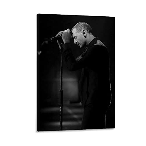 NA Wanddeko Poster Chester Bennington 1976 2017 Bilddruck Moderne Familienzimmer Dekor Poster 60X90cm Kein Rahmen von N\\A