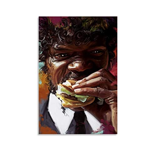 NA Wanddeko Poster Jules Winnfield Poster Poster dekorative Malerei Wohnzimmer Poster Schlafzimmer Malerei 60X90cm Kein Rahmen von N\\A