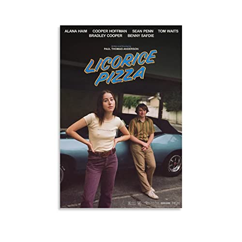 NA Wanddeko Poster Licorice Pizza Drama Movie 2, modernes Familienschlafzimmerdekor, Poster für Schlafzimmer und Wohnzimmer 60X90cm Kein Rahmen von N\\A