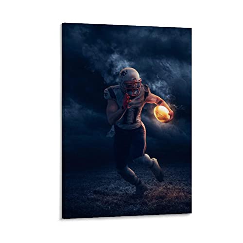 NA Wanddeko Poster New England Patriots – Julian Edelman Star, Bild, Druck, Moderne Familie, Schlafzimmer, Dekoration, Poster, 60X90cm Kein Rahmen von N\\A