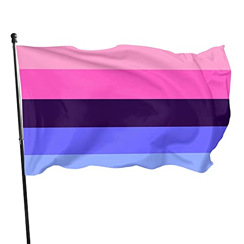 Omni Pride-Flagge LGBTQ, 90 x 150 cm, für Innen- und Außenbereich, Dekoration für Garten, Bauernhaus, Hof, Schild, Banner, farbecht, UV-beständig, 100 Polyester von N\A