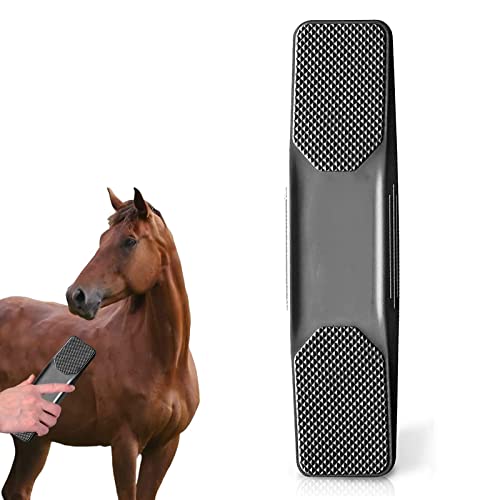 Pferdebürste, 6 In 1 Horse Brush, Pferdebürsten zur Reinigung, PferdebüRste mit Massage-Effekt, Pferde Wurzelbürste für Kurzhaar Haustier Pferde Ausbürsten Von Losem Haar Staub & Schmutz von N\A