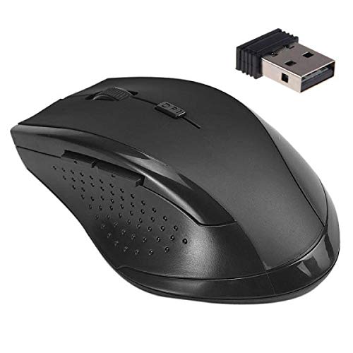 USB Gaming Wireless Mouse Player 2.4GHz Mini Receiver 6 Tasten Computer Maus Player Maus für Computer PC Laptop Schwarz von N\A