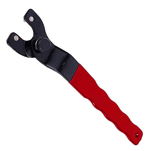 Universal-Winkelschleiferschlüssel, 10–46 mm, verstellbar, für die meisten Winkelschleifer (rot) von N\A
