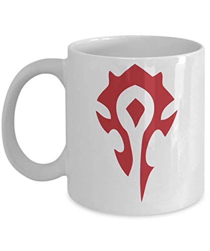 World Of Warcraft Horde Becher - Horde Alliance Kaffeetasse (weiß) -11oz World Of Warcraft Becher - Horde World Of Warcraft Alliance Kaffeetasse Tasse - World Of Warcraft Geschenk - World Of Warcraft von N\A