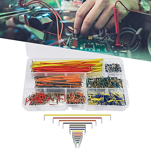 ZACUDA 560 Stück Jumper Kabel, 14 Verschiedene Längen Starthilfekabel Jumper Wires mit Kunststoffbox, für Steckbrett von ZACUDA