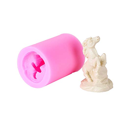 NC 3D-Pferde-Kuchen-Silikonform – 3D-Pferde-Form DIY Backform – Rosa, 288 ml, 6 x 6 x 8 cm, 1 Stück NC 3D-Pferde-Kuchen-Silikonform – 3D-Pferde-Form DIY Backform – Rosa, 288 ml, 6 x 6 x 8 cm, 1 Stück von NC