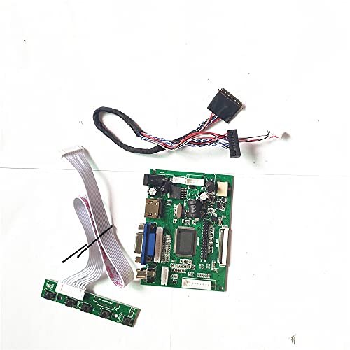 Für B140XTN03.0/1/5/6/7 WLED LVDS 40-poliges Kabel HDMI-kompatibel + VGA + 2AV + Tastatur 14 1366 x 768 LCD-Bildschirmsteuerung (B140XTN03.7) von NC