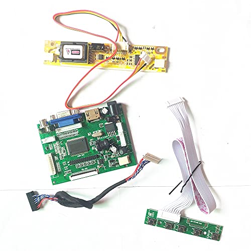 Für G150XG01 V.0/V.1 15 2CCFL Tastatur + Wechselrichter 1024 x 768 LVDS 20-Pins HDMI-kompatibel VGA 2AV LCD Controller Board (G150XG01 V.1) von N\C