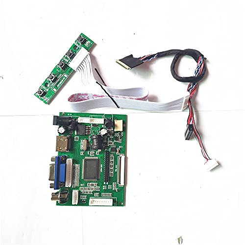 Für LTN156AT03-001/B01/H01/W01 HDMI-kompatibel + VGA+2AV 1366 x 768 15,6 WLED LCD Bildschirm LVDS 40-Pin Kabel Controller Board (LTN156AT03-001) von NC