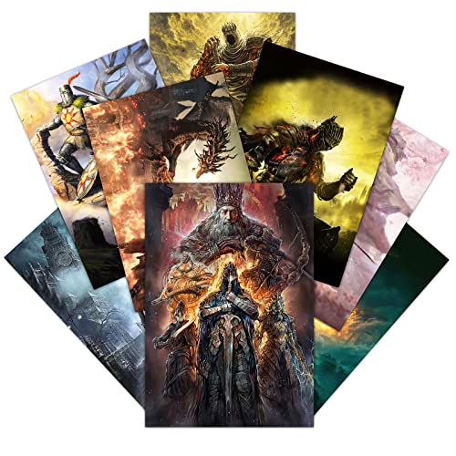 GTOTD Dark Souls 、Sekiro、Bloodborne Poster (8 Pack) 11,5 "x 16,5". Poster für room decor aesthetic Film poster Merchandise von N\C