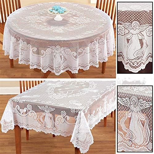 NC NC AMIPOS Vintage Tischsets aus Spitze aus Polyester für Dekoration von Haus, Küche, Party, Hochzeit (152 x 228 cm) von NC