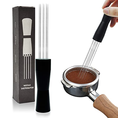 NC NC Needle Coffee Manipulation Distributor Espresso Stirrer Tool, Schwarz, One Size von NC