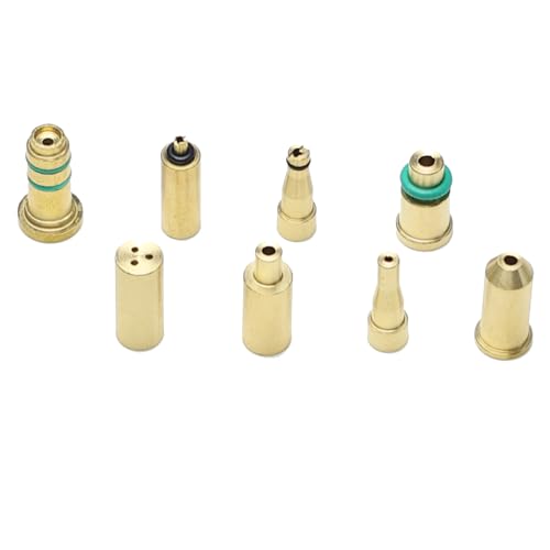 NC 8 in 1 Set Ersatz Aufblasbare Düsen Kit Gas Nachfülladapter Feuerzeug Reparatur DIY Teile für S T Dupont Dunhill Serie Feuerzeuge - Messing, Gold, Klassischer Luxus NC 8 in 1 Set Ersatz Aufblasbare Düsen Kit Gas Nachfülladapter Feuerzeug Reparatur DIY Teile für S T Dupont Dunhill Serie Feuerzeuge - Messing, Gold, Klassischer Luxus von NC