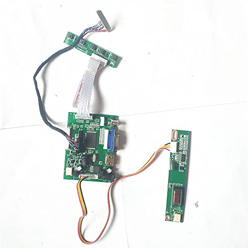 Passend für B133XN02 V.5 B133XN03 V.3 B133XN04 20-Pin LVDS 1CCFL Wechselrichter 2AV + HDMI-kompatibel + VGA 13.3 1024 * 768 Controller (B133XN03) von N\C