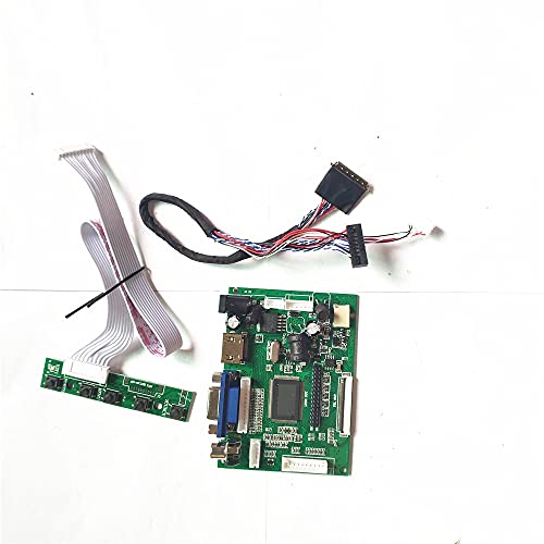 Passend für B140XW01 V.0/V.1/V.2/V.3/V.5/V.6/V.7/V.8/V.9/V.B 1366 x 768 LVDS LED LCD 2AV HDMI kompatibel VGA 40Pin Controller Board (B140XW01 V.2) von N\C