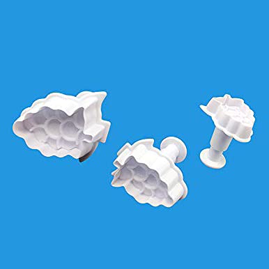 Traubenform, Frühlingsdruckform, Traubenform, Backform, 3 Stück von N\C