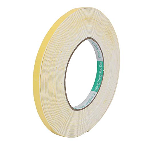 10 mm breit 1 mm dick 10 m lang 10 m lang selbstklebendes Dichtungsband für Fenstertürisolierung gelb weiß von N/D