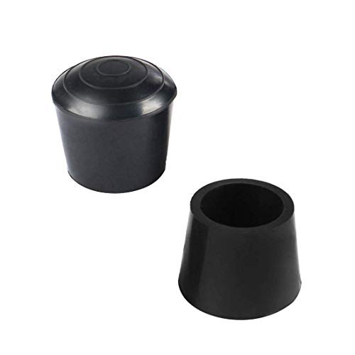 2 Stück Stuhlbeinkappen 18 mm 5/7 Zoll, rutschfest, aus Gummi, für Tische, schützt den Boden, reduziert Lärm, verhindert Kratzer von N/D