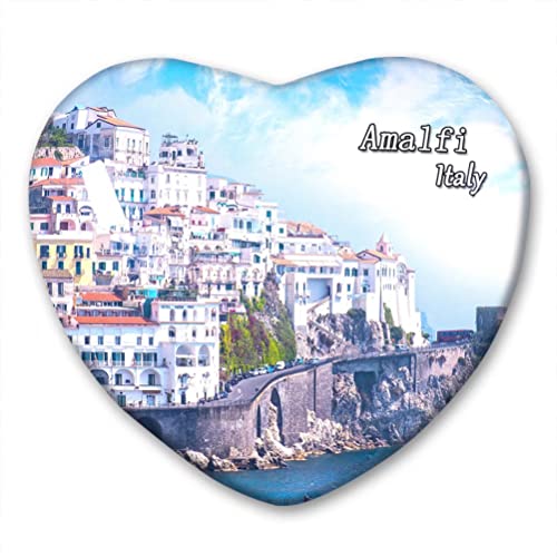 Italien Amalfi Kühlschrankmagnet Kühlschrank Aufkleber Kollektion Deko Magnet Reise Souvenir Herz Kristall Glas von N\D