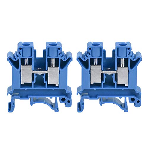 Klemmleiste auf DIN-Schiene UK10N 800V 76A Schraubklemme 0,5-10mm² blau 2 Stück Klemmleiste auf DIN-Schiene UK10N 800V 76A Schraubklemme 0,5-10mm² blau 2 Stück von N/D