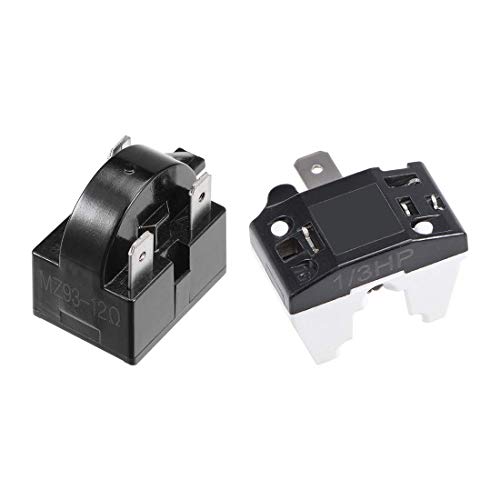 Kühlschrank PTC Start Relay 12 Ohm 3 Pin + Kompressor Thermal Overload Protector 1/3HP 250W Kühlschrank PTC Start Relay 12 Ohm 3 Pin + Kompressor Thermal Overload Protector 1/3HP 250W von N/D