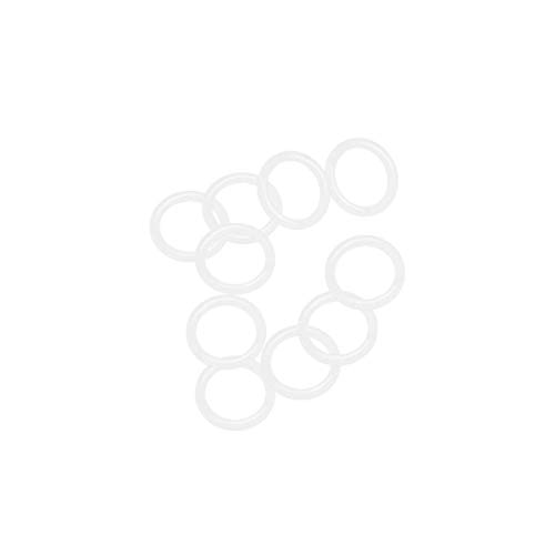 O-Ringe aus Silikon, 18 mm, OD, 13,2 mm, ID 2,4 mm breit, VMQ Dichtung, für Kompressor-Ventile, weiß, 10 Stück von N/D