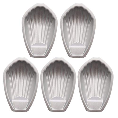 Ncbvixsw 5Pcs Shell Shaped Kuchenform Schwere Carbon Antihaft DIY Madeleine Backform Formen, DIY Silikonform Making Craft Tools Handgemachte Geschenke von N/M