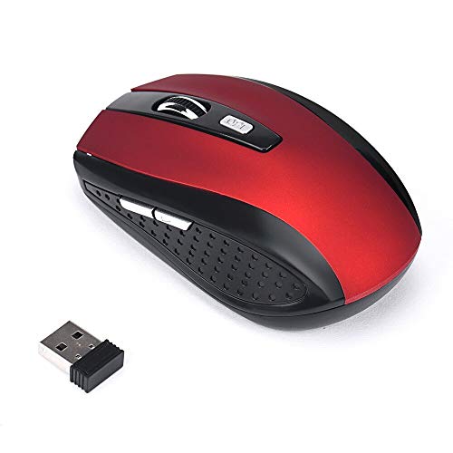 2,4 GHz kabellose Maus USB-Empfänger Pro Spielekonsole verwendet für PC Notebook Desktop Computer Maus und Maus verwendet für Notebook Computer rot 2,4 GHz kabellose Maus USB-Empfänger Pro Spielekonsole verwendet für PC Notebook Desktop Computer Maus und Maus verwendet für Notebook Computer rot von N\O