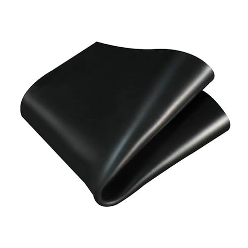 Schwarze Silikon-Gummiplatte, 500 x 500 mm, schwarze Platte, Gummimatte, Silikonfolie, 1/2/3/4/5 mm für Hitzebeständigkeit (Dicke: 1 mm) von N\P