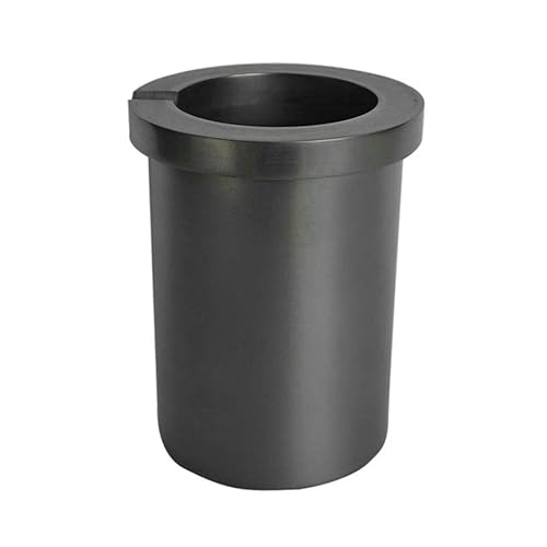Hochreiner Schmelztiegel Graphit Silber Schmelzen Hochtemperaturbeständigkeit Becherform Metall Schmelzwerkzeuge 1-4 kg (Kapazität: 3 kg) von N\P