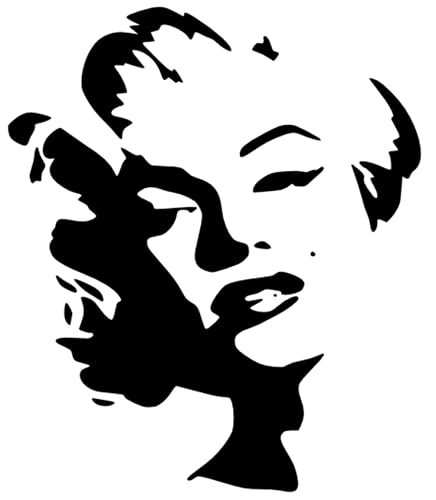 Marilyn Monroe Mylar-Schablone, Wandkunst, 190 Mikrometer A4 Größe von N\P
