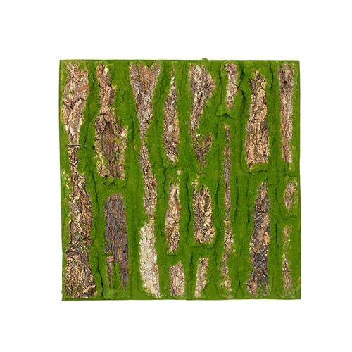 Wanddekoration Künstliche Rinde Innenrohr Dekoration Material Grüne Pflanze Rinde DIY künstliches Moos für Wasserpfeife Säulenabdeckung (50 cm x 50 cm) von N\P