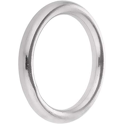 N/W Durchmesser: 40 mm, 50 mm, 60 mm, 70 mm, 80 mm, 100 mm, poliertes Metall, O-Ringe aus Edelstahl (8 x 80 mm). von N/W