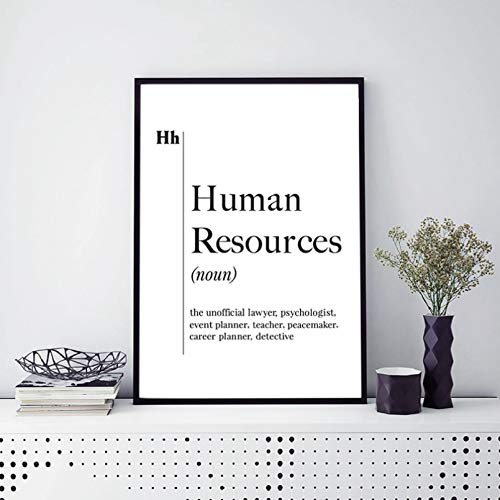 Dekorative Leinwand Malerei Drucke Malerei Wandkunst Poster Human Resources Definition Leinwand Home Decor Bild Für Recruiter Mitarbeiter New Job Geschenk Dekorative Leinwand Malerei Drucke Malerei Wandkunst Poster Human Resources Definition Leinwand Home Decor Bild Für Recruiter Mitarbeiter New Job Geschenk von N / A