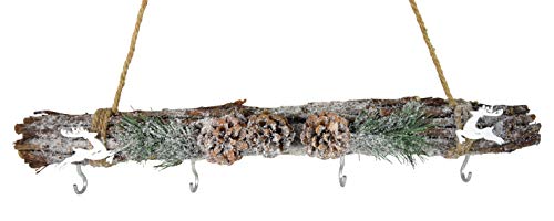 N / A Holzbündel zum Hängen 42 cm Zapfen Zweige Fensterhänger 4 Haken zum Dekorieren N / A Holzbündel zum Hängen 42 cm Zapfen Zweige Fensterhänger 4 Haken zum Dekorieren von N / A