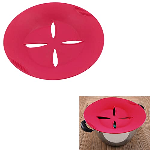N-D Überkochschutz Silikon Dehnbare Silikondeckel Spritzschutz - 26.5 * 3.5cm für Töpfe und Pfannen, Mikrowellen-Deckel, Dampfgar-Aufsatz, Überlaufschutz kein überkochen und Spritzen,1 Stück von N-D