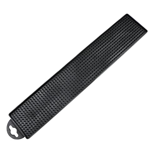 N-D Silikon Abtropfmatte schmal Spülbecken abtropfgestell - Abtropfmatte spüle Organizer seifenschale für Flaschen Schneidebrettern Bürsten Anti Rutsch Zusammenklappbar Aufhängbar, Schwarz von duozoanz