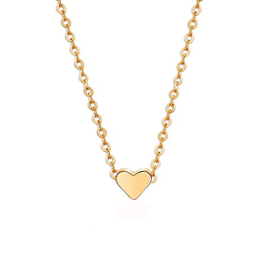 N-K EA9M Heart necklace Yellow, Acrylic von N-K