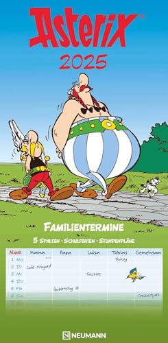 Asterix 2025 Familienplaner - Familien-Timer - Termin-Planer - Kids - Kinder-Kalender - Familien-Kalender - 22x45 von N NEUMANNVERLAGE